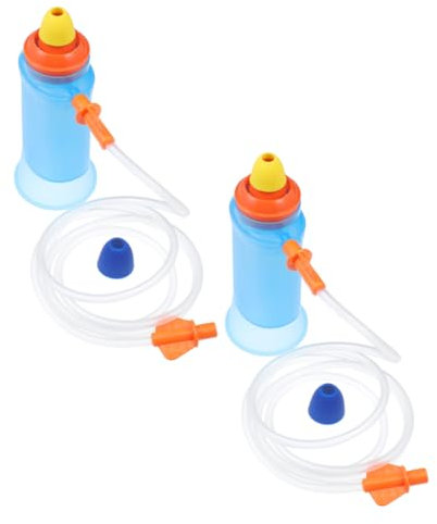BESTonZON 2pcs Nasal Irrigation System Home Nose Cleaner Sinus Washer Nasal Cleaning Bottle