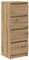 vidaXL Sideboard Artisan-Eiche 37,5x35x99 cm Holzwerkstoff, Kommode, Schrank, Flurschrank, Anrichte, Küchenschrank, Wohnzimmerschrank, Wohnzimmermöbel