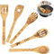 5 Piezas Cucharas de madera Magic Harry, regalos para cocinar, juego de accesorios de utensilios de cocina grabados, decoración de cocina, regalo de cocina perfecto para el día de la madre, hornear