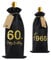 BETESSIN 60th Birthday Gifts - Decorative Drawstring Wine Gift Bag with Tag 1965 Years Wine Bottle Bag for Friend Wife Husband Dad Mum Coworker Sister
