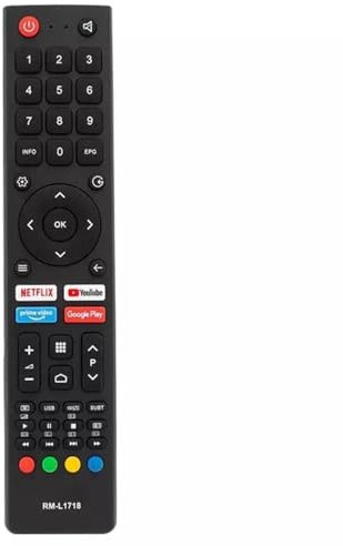 XINFUTE HUAYU RM-L1718 - Telecomando universale per Chiq, Akai, Changhong, JVC, OK