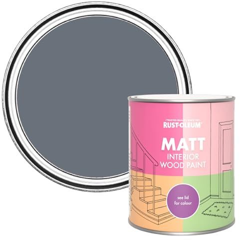 Rust-Oleum Interior Wood Paint in Matt Finish - Seascape 750ml