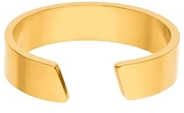 Purelei Pono Ring – verstellbarer, dezenter Edelstahlring in breiterem Design, wasserfest – 14K vergoldet, 18K rosévergoldet oder silberfarben