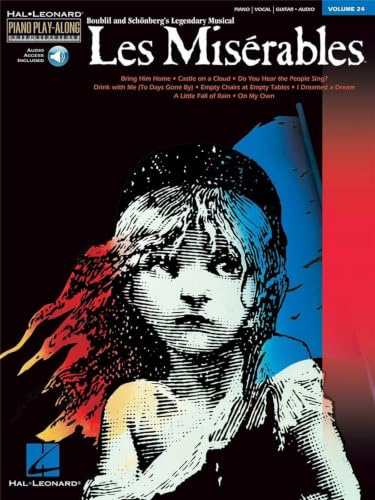 Piano Play-Along Volume 24: Les Miserables Pvg Book: Play-Along, Audio Access Download für Gesang, Klavier (Gitarre) (Hal Leonard Piano Play-Along)