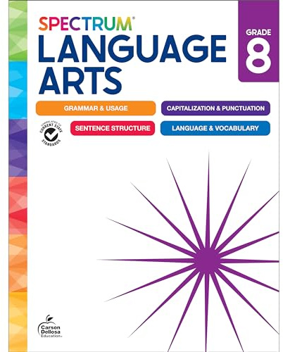Spectrum Language Arts Workbook, Grade 8