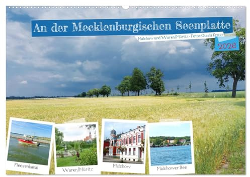 An der Mecklenburgischen Seenplatte Malchow und Waren/Müritz (Wandkalender 2026 DIN A2 quer), CALVENDO Monatskalender: Zwei wunderschöne Reiseziele in Mecklenburg-Vorpommern (CALVENDO Orte)