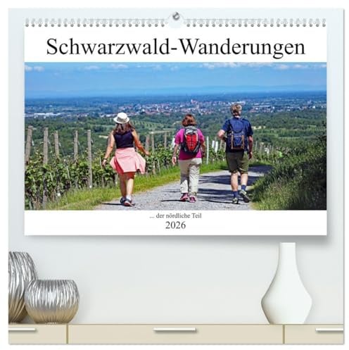 Schwarzwald-Wanderungen (hochwertiger Premium Wandkalender 2026 DIN A2 quer), Kunstdruck in Hochglanz: Erholsame Wanderungen durch den faszinierenden Schwarzwald (CALVENDO Natur)