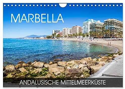 Marbella - andalusische Mittelmeerküste (Wandkalender 2026 DIN A4 quer), CALVENDO Monatskalender: Eine Fotoreise durch die andalusische Stadt an der Costa del Sol (CALVENDO Orte)