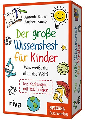 Der große Wissenstest für Kinder – Was weißt du über die Welt?: Das Kartenspiel mit 100 Fragen. Ab 8 Jahren. Perfektes Geschenk für Schulanfang, Geburtstag, Weihnachten oder Ostern