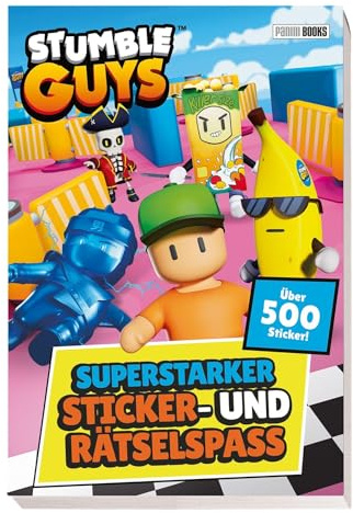 Stumble Guys: Superstarker Sticker- und Rätselspaß: Sticker- und Rätselblock