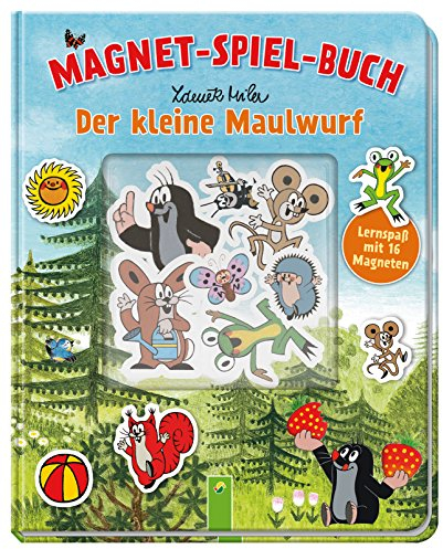 Der kleine Maulwurf - Magnet-Spiel-Buch: Lernspaß mit 16 Magneten
