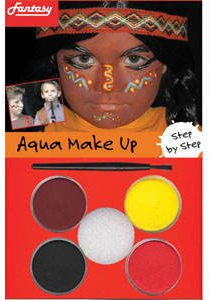 PARTY DISCOUNT Schminkset Indianer und Cowboy