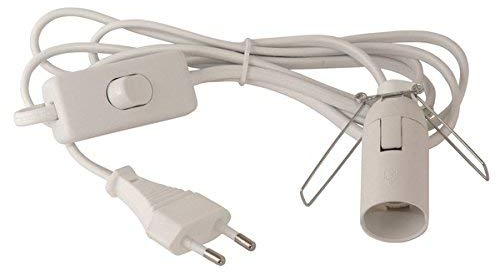 profitec SLK 175 W Salzlampenfassung E14 mit 1,75m Zuleitung und Schalter