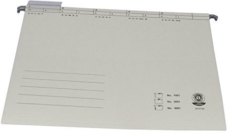 Hängemappen aus Recycling-Natron-Karton chamois - 25 Stück