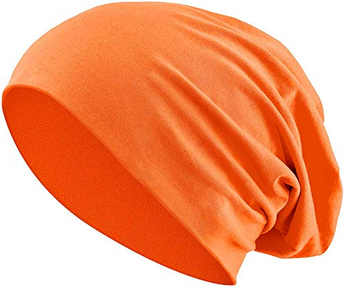 Balinco - Beanie Mütze für Damen & Herren aus 100% Jersey-Baumwolle – Flexibler Slouch Hat für Frühling, Herbst & Winter – Lange Baumwollmütze in versch. Farben – Kopfbedeckung Unisex modisch & bequem