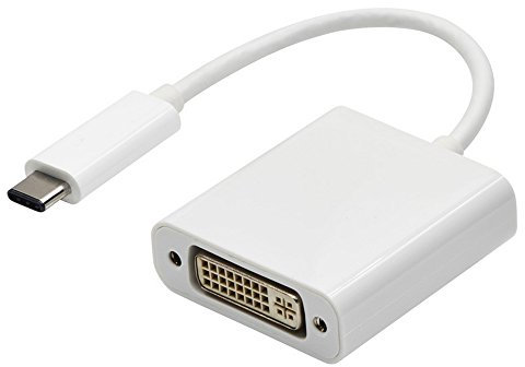 axGear USB-C USB 3.1 Tipo-C a DVI convertidor de vídeo 4K HDTV adaptador conector de cable