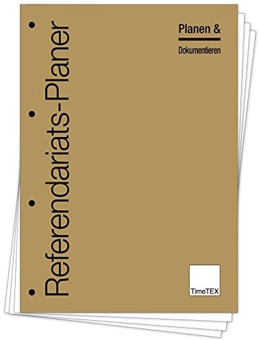 TimeTEX Loseblatt-Einlage des Referendariats-Planers A4-Plus - Schulplaner für Referendare - Lehrerkalender - Lehrertimer - 10571
