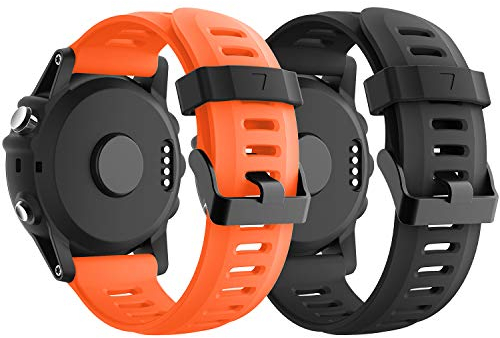 Supore Fenix 3 Uhrenarmband, weiches Silikon, Ersatz, atmungsaktiv, schönes Armband Sport & Edition für Fenix 7X/ Fenix 6X/Fenix 3/Fenix 3 HR/Fenix 5X Smartwatch, mehrere Farben