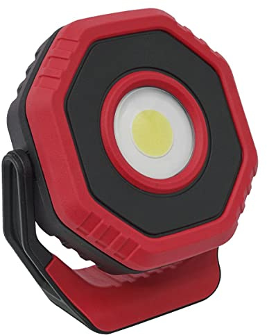 Sealey LED700PR 360° 7W Cob LED Rechargeable Pocket Floodlight with Magnet - Red