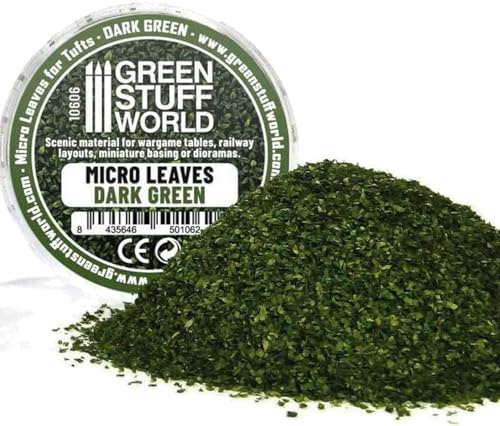 Green Stuff World Micro Leaves 15g - Dark Green