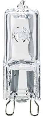 Paulmann 80091 Halogen Lampe Hochvolthalogen Stiftsockel 2er Set G9 230V Warmweiß 2x56 Watt dimmbar Klar Glas 2800K G9