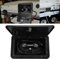 KIMISS Douche Extérieure pour Camping-Car ， Ensemble de Douche à Main Assorti， Kit de Cabine de Douche Extérieure en ABS Noir avec Accessoires de Camping-Car 2 Clés pour Caravane de Camping-Car