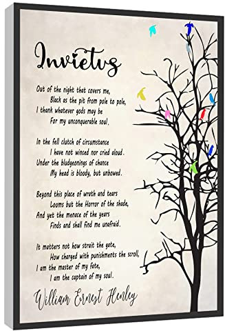 RCVTVPV Motivationsposter auf Leinwand, gerahmt, fertig zum Aufhängen, 20,3 x 30,5 cm, Wandkunst für Wohnzimmer, Motivational, Modern, Abstrakt, Weiß 4