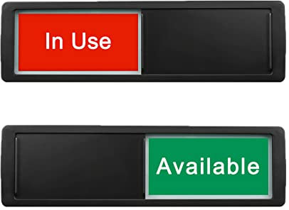 Cartello in uso o disponibile, cartello vacante occupato per casa, ufficio, hotel, ospedale, bagno, indicatore per porta vuota occupato indica se la stanza è in uso o disponibile, cartelli magnetici