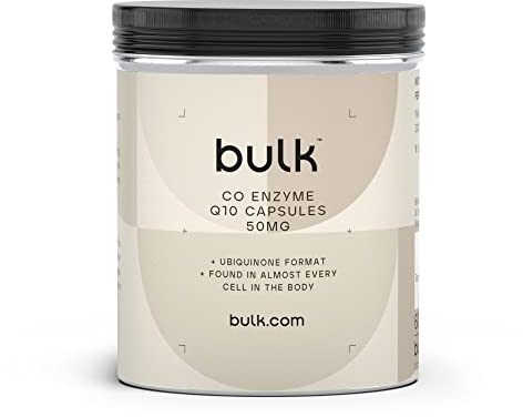 Bulk Capsules d'enzyme Q10 (CoQ10), 50 mg, 60 gélules L'Emballage Peut Varier