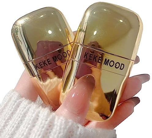 Gold Nugget Lip Gloss Red matte Liquid Lipsticks Long Lasting Show Skin Color Long Lasting Moisturizing No-stick Cup Makeup for Women