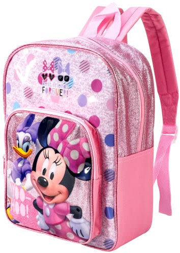 Minnie Mouse Deluxe pink glitter backpack