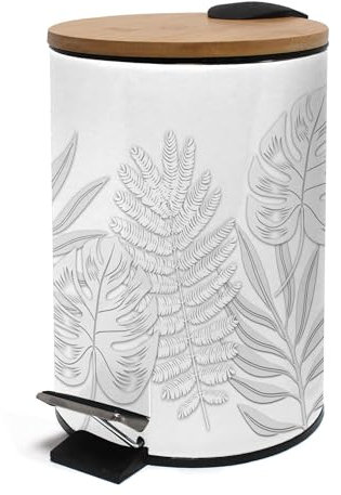 Douceur d'Intérieur, Treteimer (3 l) Amber, bedrucktes Metall und Bambus