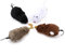 1Pc Clockwork Mouse for Cats Wind-up Plush Mouse Toys Interactive Cat Toys Cat Catch Toy Cute Moving Mouse Toy (Random Color)
