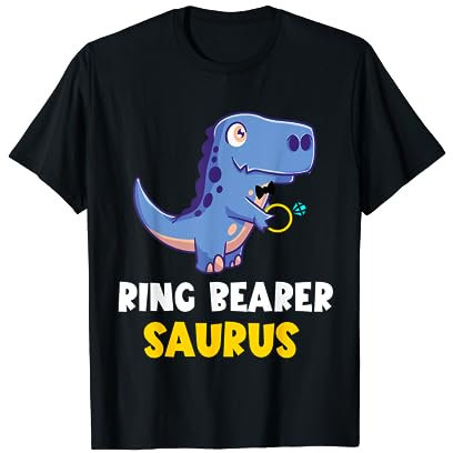 T-Rex Ring Dino Hochzeit Party Ringträger Saurus Security T-Shirt