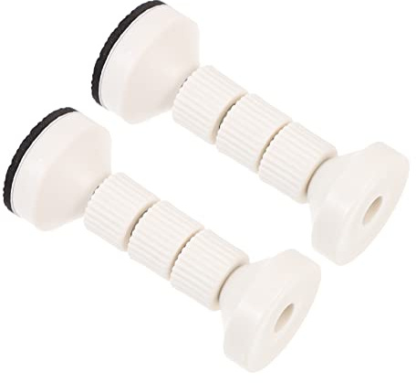 Verstellbarer Kopfteilstopper mit 2 Stück, Kunststoff Eva, Weiß