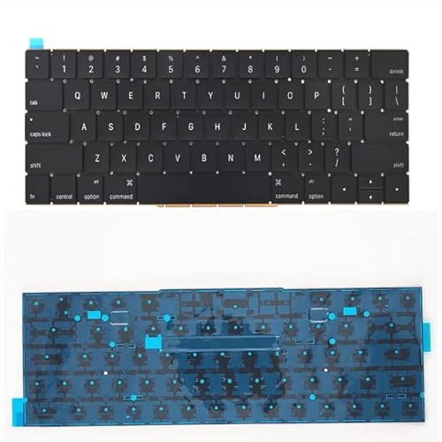 XDD New Keyboard with Backlight and Screws US Layout Replacement for MacBook Pro Retina 13-inch A1706 Late 2016-Mid 2017