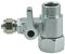 Adapter T-Stück 3/8 IG x3/8 AG x1/4 Schlauch (6,35mm) Wasseranschluß Verteiler mit Absperrventil zum Anschluss von 2 Geräten SbS Kühlschrank Filter Osmoseanlage (TS-3814)