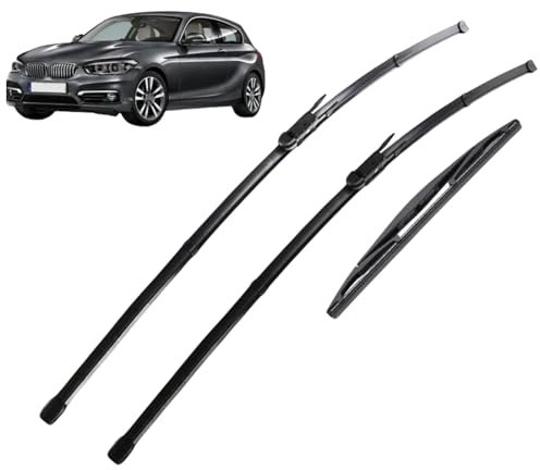 Scheibenwischer vorne & Heckwischerblätter-Set für BMW 1er F20 F21 2011–2019, 22''+18''+12'' Wischerblätter reinigen