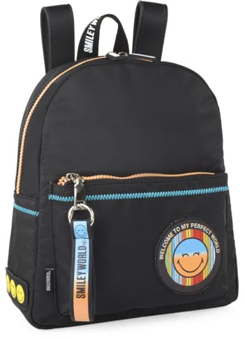 Smiley World - Backpack - Rucksack. Rucksäcke für Schule, Arbeit & Freizeit - Rucksack Wasserdicht. Entdecken Sie unsere vielfältige Auswahl an Wasserdichten Daypacks. Rucksäcke, Schwarz