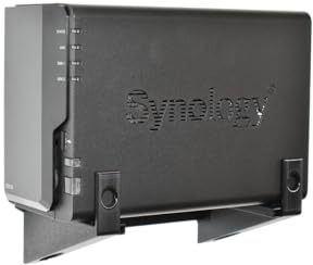 Wandhalterung für Synology Diskstation DS211+, DS212, DS212+, DS213, DS213+, DS214, DS214play, DS216, DS216+, DS216+II, DS218, DS218+, DS220+, DS223, DS224+, DS225+, Schwarz