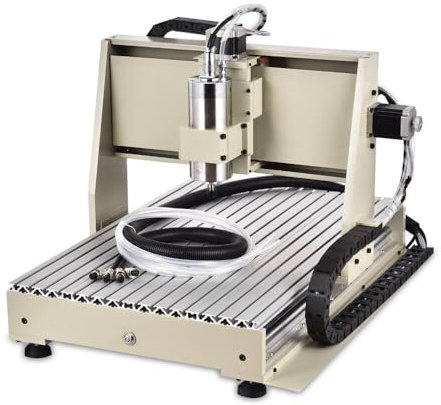 3 assi 6040 CNC router fresatrice 1500 W controllo USB, incisione in legno, adatta per industria, tecnologia promozionale, creazione d'arte e hobby X Y Z, area di lavoro 600 x 390 x 120 mm
