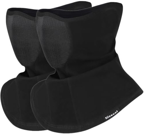 Blicount Schlauchschal Herren Winddicht Multifunktionstuch Halswärmer Warm Winter Halstuch Atmungsaktiv Neckwarmer für Outdoor Skifahren, Motorrad, Fahrrad, Jogging