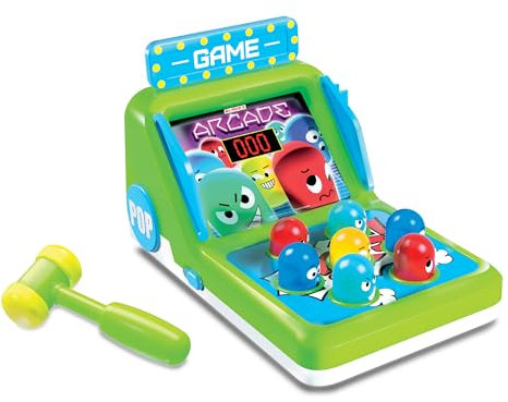 BLADEZ Toyz Whack A Mole Game - Arcade Games for Kids with, Hilarious Sounds, Light-Up Features & Electronic Scoreboard - Fast-Paced & Intense Bash the Mole - Toys for Boys, Girls Age 3+