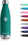 Isolierflasche 500ml, Thermosflasche Kohlensäure Geeignet, Thermoskanne BPA-Frei, Vakuum Edelstahl Trinkflasche, BPA-Frei Auslaufsicher Wasserflasche, für Sport, Reisen, Jungs, Mädchen, Outdoor