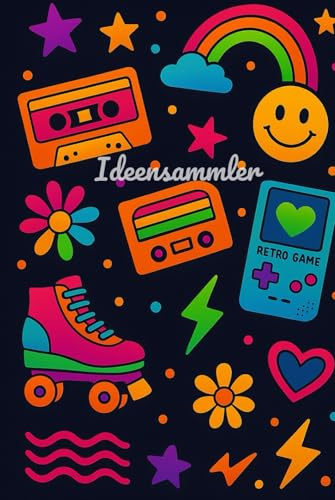 Ideensammler – Dein kreatives Notizbuch im Neonstil: Dein punktiertes Notizbuch für Geistesblitze, Projekte & kreative Einfälle