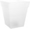 LIOOBO Maceta Solar Luminosa Decorativa para Jardín Square Luminous Iluminación Solar Exterior Resistente al Agua para Decoración de Patio y Césped