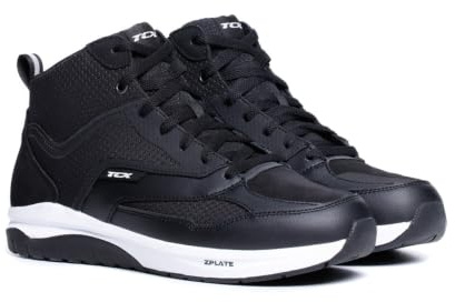 TCX Nalbak Waterproof Motorcycle Shoes UK 7.5 Black