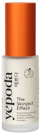 Yepoda The Skinject Effect, Haut-Boosting-Spikules-Essenz mit Veganem PDRN, Verfeinert die Hautstruktur & Verbessert die Aufnahme, Vegane Koreanische Essenz für Alle Hauttypen, 30 ml