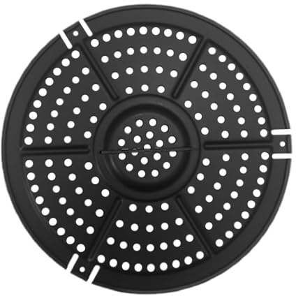 Air Fryer Plate - Non-Stick Replacement Tray, Pan For Air Fryers | Nonstick Coating Crisper Rack Carbon-Steel-Substrate -Airflow-Design, Dishwasher Safe Kitchen Accessory 3 Sizes Universal