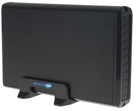 SIMPLETEK - External SSD 4TB USB 3.2 Gen 1 | with external power supply | compatible with any PC/Server (Refurbished)
